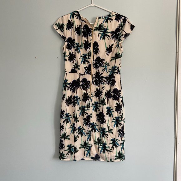 NWT Sugarhill Palm Tree Sheath Summer Dress - Picture 6 of 6